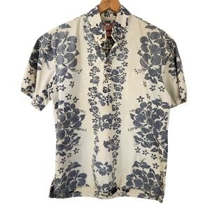 RJC‎ Made in Hawaii Mens Floral Button Down Aloha Shirt - Size L